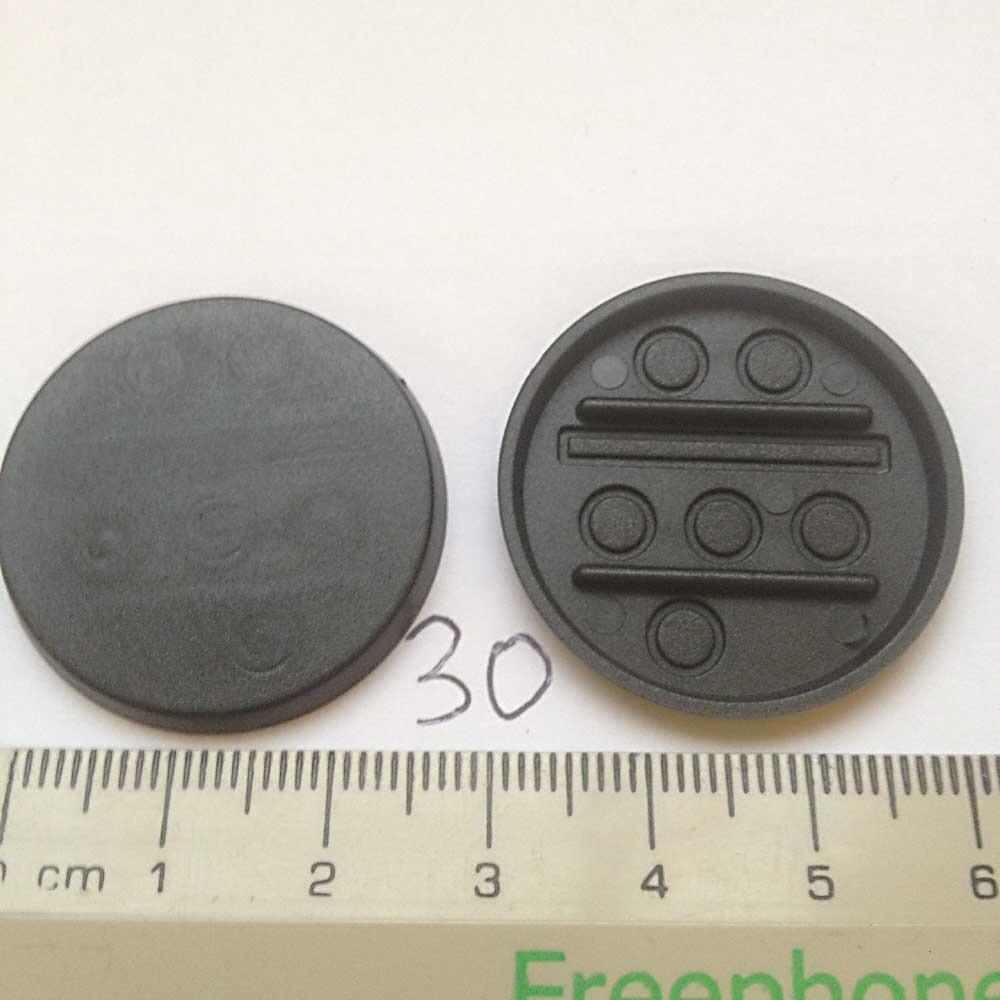 Plastic Bases - x100 30mm Round Multi