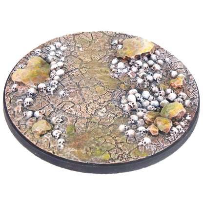 Bases - Skull Cracked Earth - 100mm