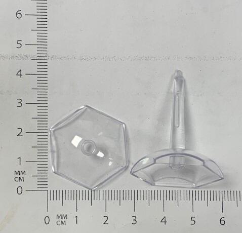 Plastic Bases - x100 Flying Clear