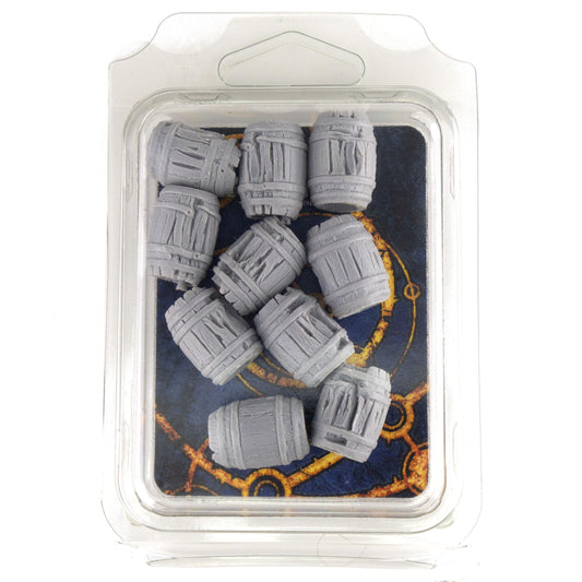 Scenery - Dungeon Scatter - Barrels - Damaged (Set 4), Clamshell