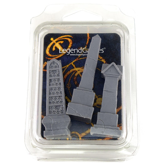 Graveyard Scatter - Obelisks x3, Clamshell