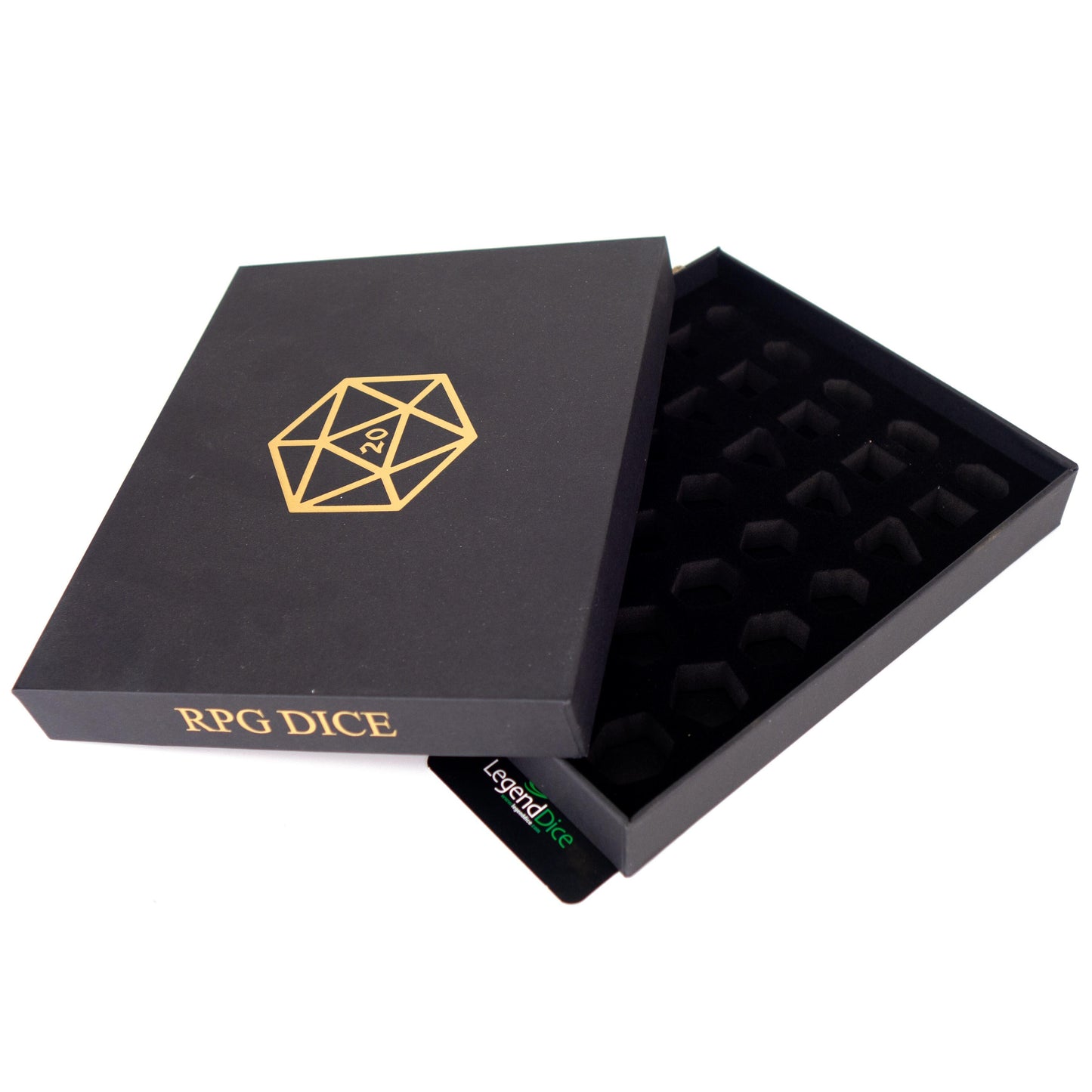 Dice Display Box for 5 sets of poly dice